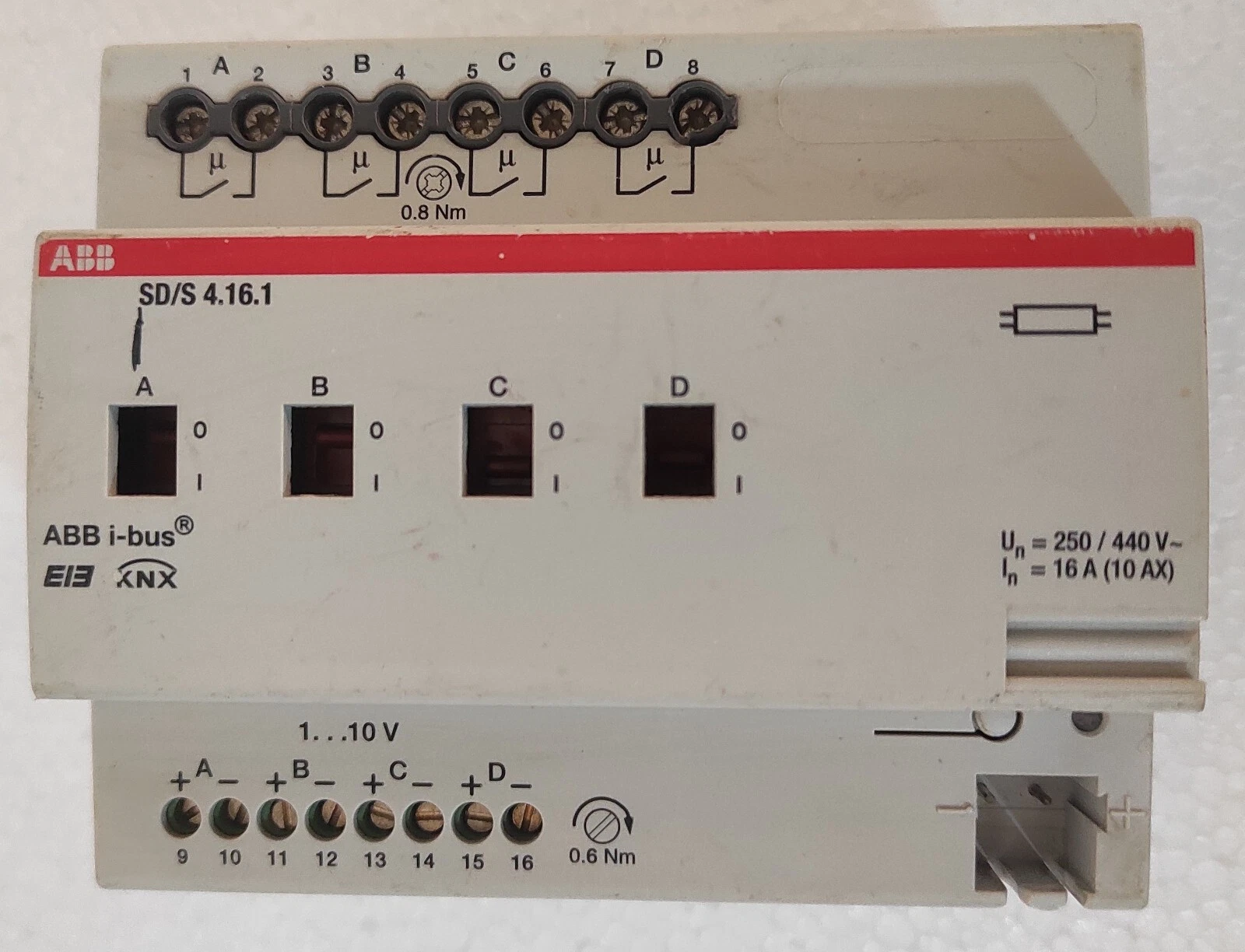 ABB SD/S 4.16.1 SWITCH ACTUATOR 2CDG 110 080 R0011